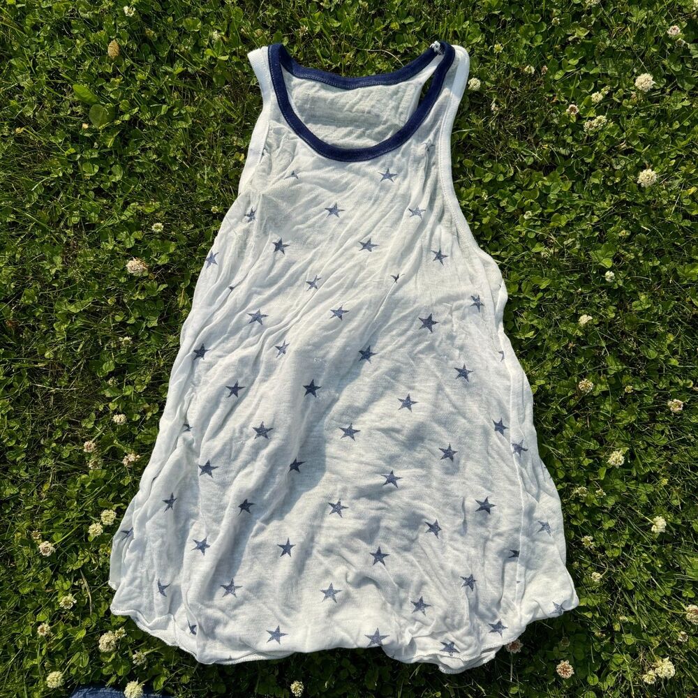 Loose Burnout Star Tank